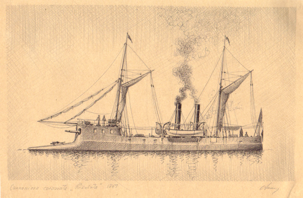 1869 - Cannoniera corazzata 'Risoluta'